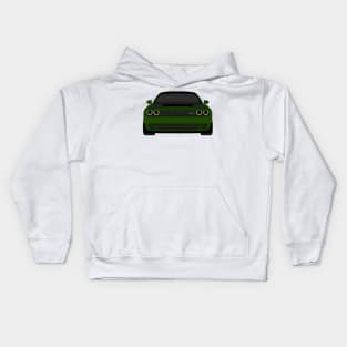 DODGE DEMON FRONT DARK-GREEN Kids Hoodie